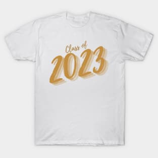 Class Of 2023. Simple Typography Black 2023 Class Of/ Graduation Design. T-Shirt